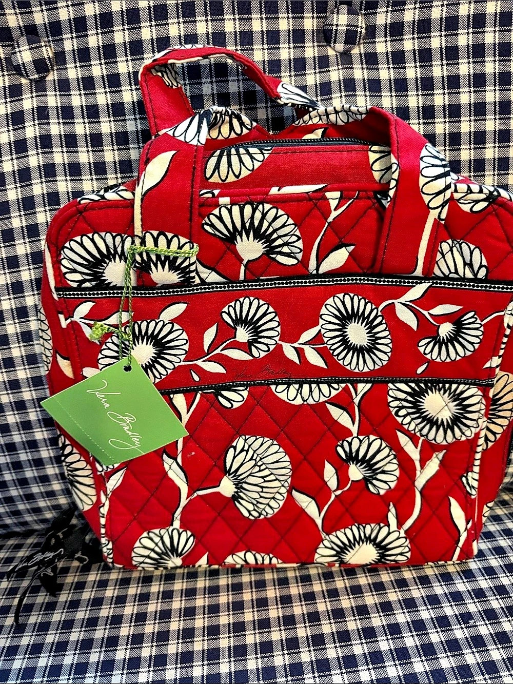 Vera Bradley Floral Quilted tech organizer